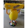 Image 4 : Very Large M+M Store Display - All Plastic on Casters 46" Tall - Very Cool Item