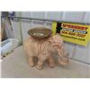 Image 1 : Ceramic Elephant Plant Stand 18" x 23" 