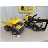 Image 1 : 2 Large Tonka Construction Toys ; Dump Truck, Crane Loader