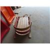 Image 7 : 2 Plastic Pelican Sled/ Short Toboggan , Wooden Kids Sleigh with Back + Side Rails