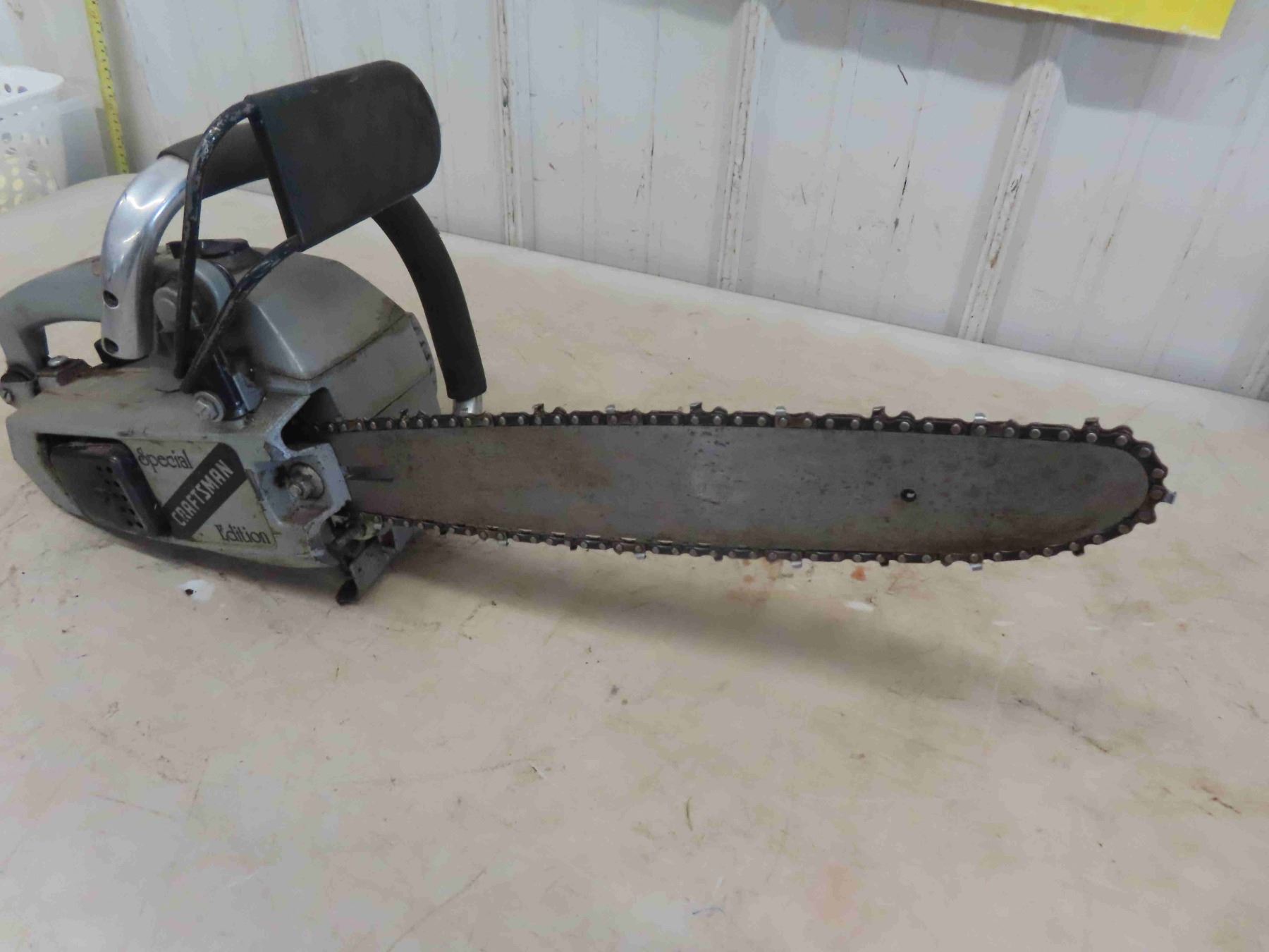 Craftsman Special Edition Gas Powered Chainsaw Has Compression