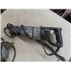 Image 2 : 3 Old School Heavy Duty Electric Power Tools ; B+S Reciprocating Saw, 3/8" + 