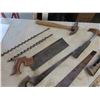 Image 2 : Carpenters Package; Hammers, Saws, Auger Bits