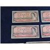 Image 2 : (5) 1954 Canada $2 Bills