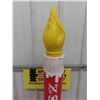 Image 2 : Blow Mold Noel Candle 37.5" Tall, 4 Lollipop Blow Mold Lights 18.5" Tall