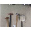 Image 2 : 4 Yard Tools ; Axe, 2 Sledge, Spade