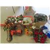 Image 1 : Large Assortment of Christmas Decorations ; Wreaths, Flowers, plus more