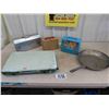 Image 1 : Coleman Cookstove, Fry Pan, 2 Metal Lunch Boxes, Care bears Lunch Box