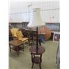 Image 1 : Vintage Table/ Lamp Combo 73" Tall - 21" Tall with Shade