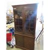 Image 2 : China Cabinet with Lower Cupboards 15" x 31" x 66" 