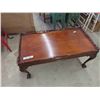 Image 1 : Chippendale Style Wood Coffee Table 19" x 20" x 38" 