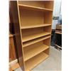 Image 2 : 6 Shelf Adjustable Bookshelf 12" x 37" x 72" 