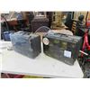 Image 9 : Fishing Package ; 2 Plano Double Sided Tackle Boxes, Fish Net, 2 Rods with Reels