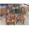 Image 1 : Solid Wood Rocking Chair, Fancy Wooden Dining Chair