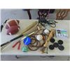 Image 1 : Baseball Bats, Hockey Pucks, Footballs, Battery Charger