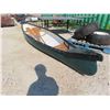 Image 3 : Chestnut 14' Fiberglass Canoe with Paddle