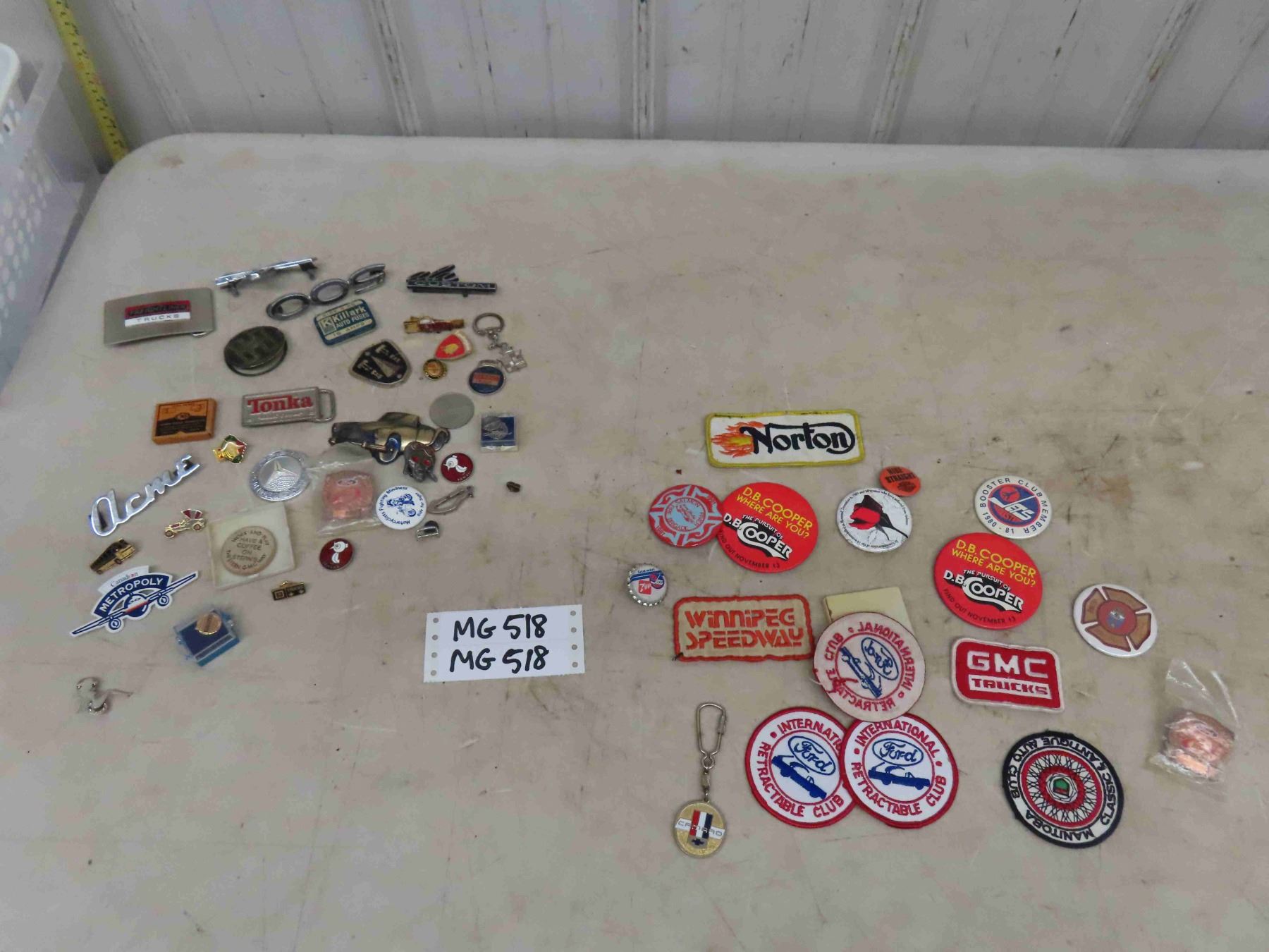 Patches, Lapel Pins, Emblems, Pin Backs