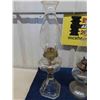 Image 2 : 4 Clear Glass Coal Oil Lanterns