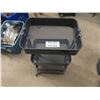 Image 1 : 3 Tier Rolling Metal Hair Dresser Cart 12" x 16.5" x 30.5" 