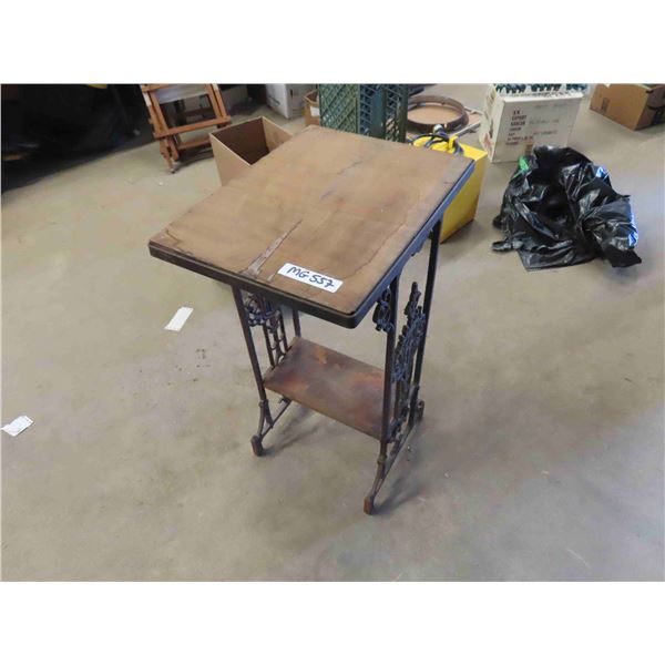 Very Cool + Ornate Cast Iron Industrial Stand/ Base - Repurpose into Table 