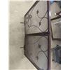 Image 4 : Metal Folding Fireplace Screen 30" x 34" 