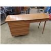 Image 1 : Very Solid Wooden Desk- Mid Century Look