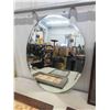 Image 2 : Antique Oval Bevelled Mirror 15" x 19.5" , 6 Assorted Antique Framed Pictures, 