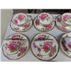 Image 2 : 25 pcs Royal Standard " Orleans Rose" Cups + Saucers + 4 Side Plates