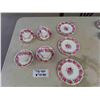 Image 1 : Queen Anne - Lady Alexander Rose - 4 Cups + Saucers + 3 Plates