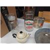 Image 2 : Kitchenware ; Enamel Pans, Sifter, Mixing Bowl, Cookie Cutters, Corning