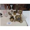 Image 1 : Glass + Brass ; Bells, Mirror, Unicorn, Cup, Liquor Decanters, Shaker