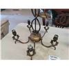 Image 3 : 2 Vintage Hanging Brass Lamps