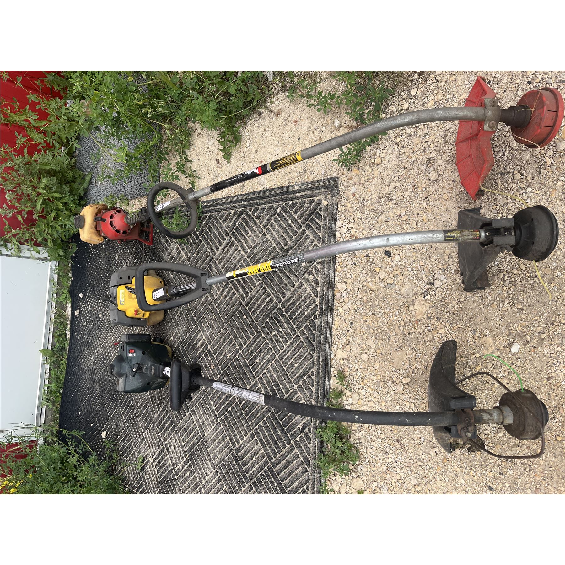 3 Gas Weed Eaters; McCulloch Picmac, Craftsman 24cc, Red Max Model BT 17