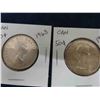 Image 2 : (2) 1963 Canada 50 cent Coins