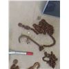 Image 2 : Assorted Chain with Hooks, Ratchet Straps, Come Along