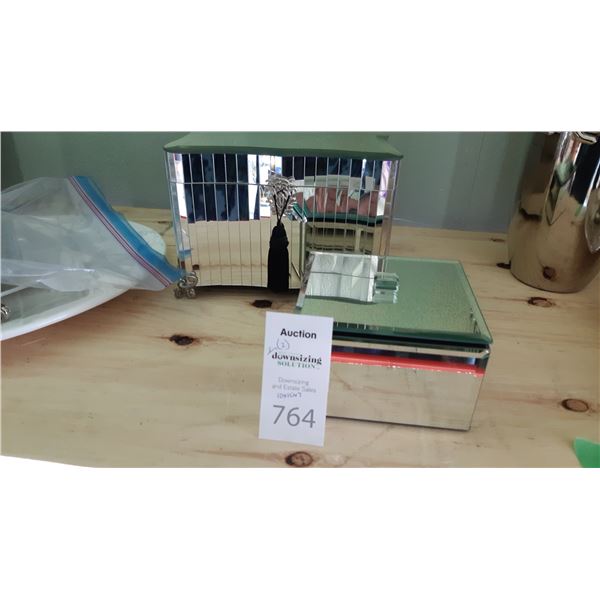 Mirrored Jewelry Boxes A
