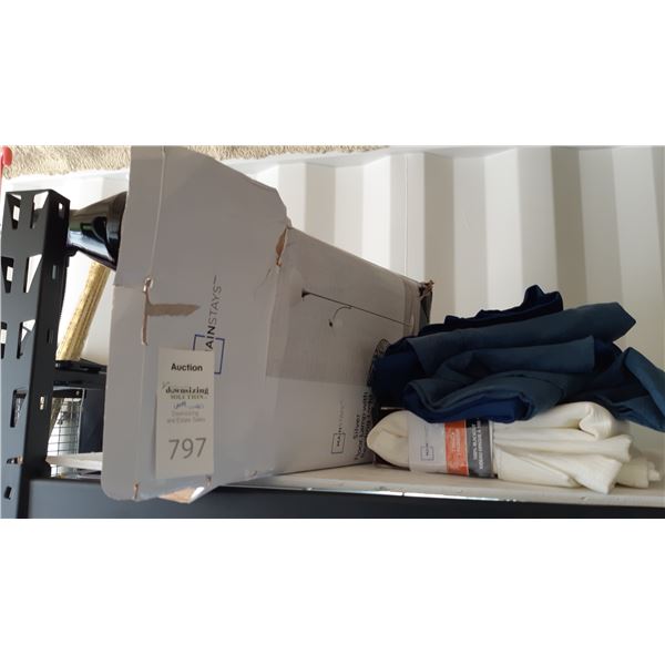 Lamp, Curtain Panels A