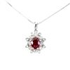 Image 1 : Natural Pigeon Blood Red Ruby Necklace