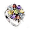 Image 3 : Natural  Topaz Amethyst Citrine Ring