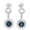 Image 1 : Natural London Blue Topaz  Earrings