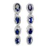 Image 2 : Natural Blue Sapphire Earrings