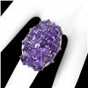 Image 1 : Natural Unheated Oval Amethyst Ring