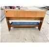 Image 5 : MID-CENTURY MODERN HEADBOARD/FOOTBOARD WITH SIMMONS MAGNIFICENCE COLLECTION EXTRA DELUXE MATTRESS AN