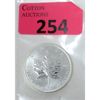 Image 1 : 1 Oz .9999 Silver 2011 Canada Maple Leaf Coin 