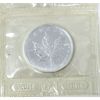 Image 2 : 10 x 1 Oz .9999 Silver 2002 Maple Leaf Coins - Uncut Sheet 