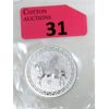 Image 1 : 1 Oz .999 Silver 2022 Pegasus St. Helena Coin 