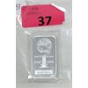 Image 1 : 1 Oz .999+ Silver Walking Liberty Bar 
