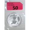 Image 1 : 1 Oz .9999 Silver 2022 Athena Tuvalu Coin 