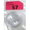 Image 1 : 1 Oz .9999 Silver 2021 Canada Maple Leaf Coin 