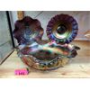 Image 1 : 3 Vintage Purple Carnival Glass Pieces